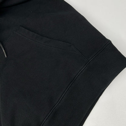 OFF-WHITE Black Back Logo Print Cotton Hoodie Size M