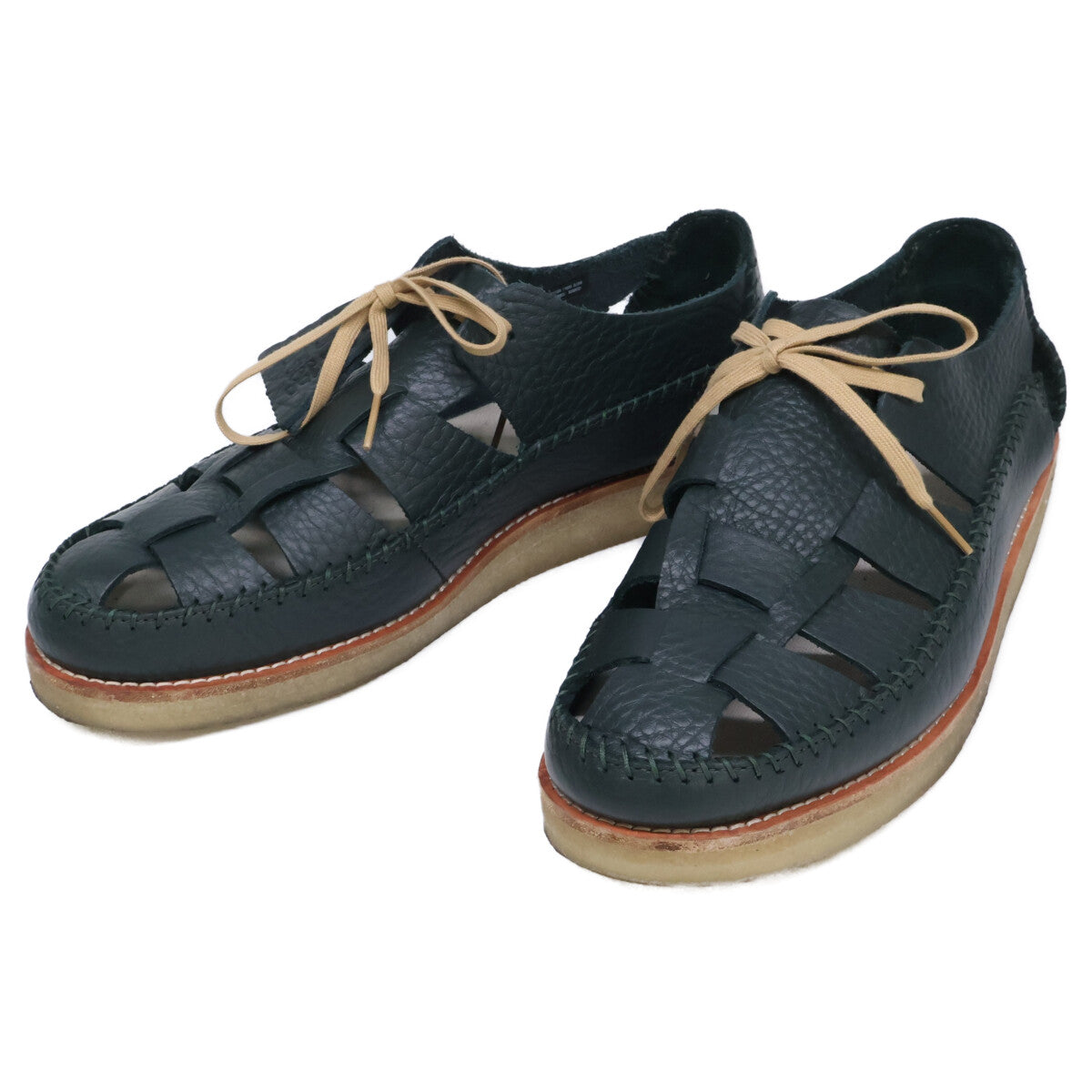 Clarks xKith Ridgevale Leather Sandals Green Size 8G