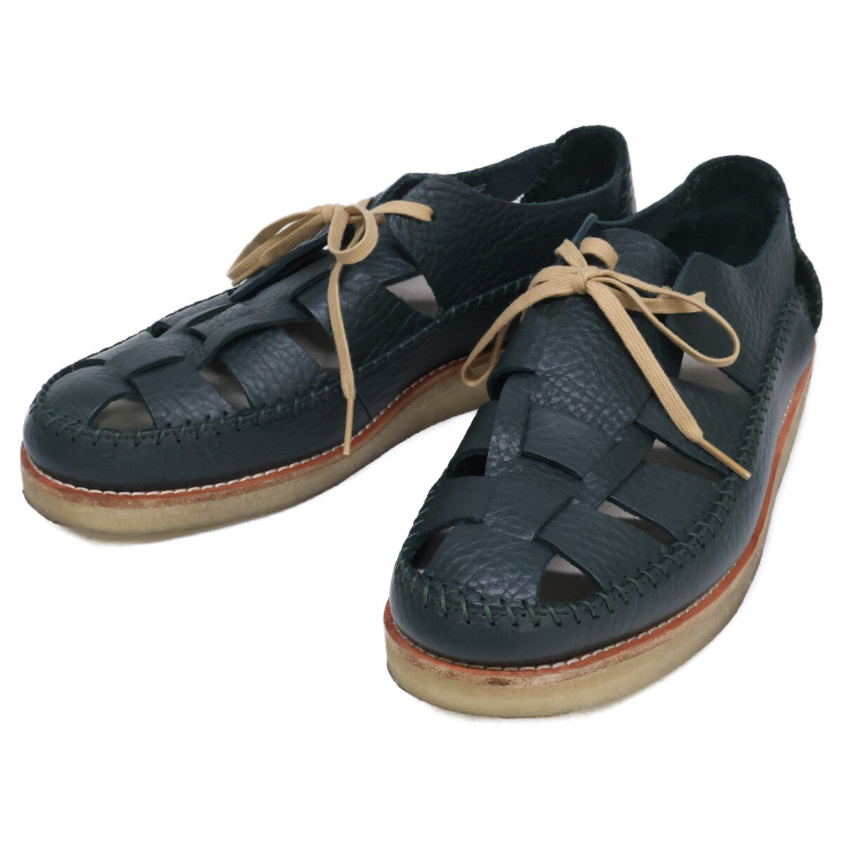 Clarks xKith Ridgevale Leather Sandals Green Size 8G