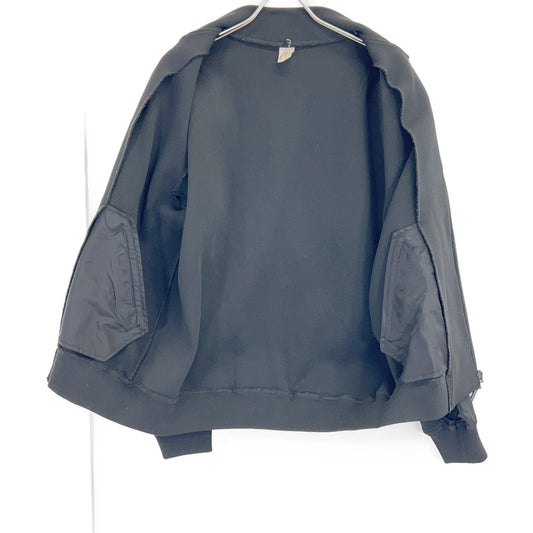 Beta Hooded Zip Knit Jacket Black Size M