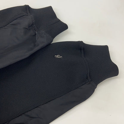 Beta Hooded Zip Knit Jacket Black Size M