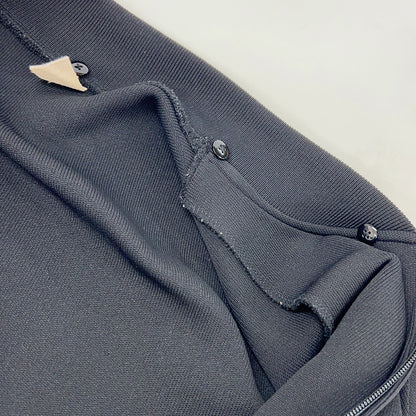 Beta Hooded Zip Knit Jacket Black Size M