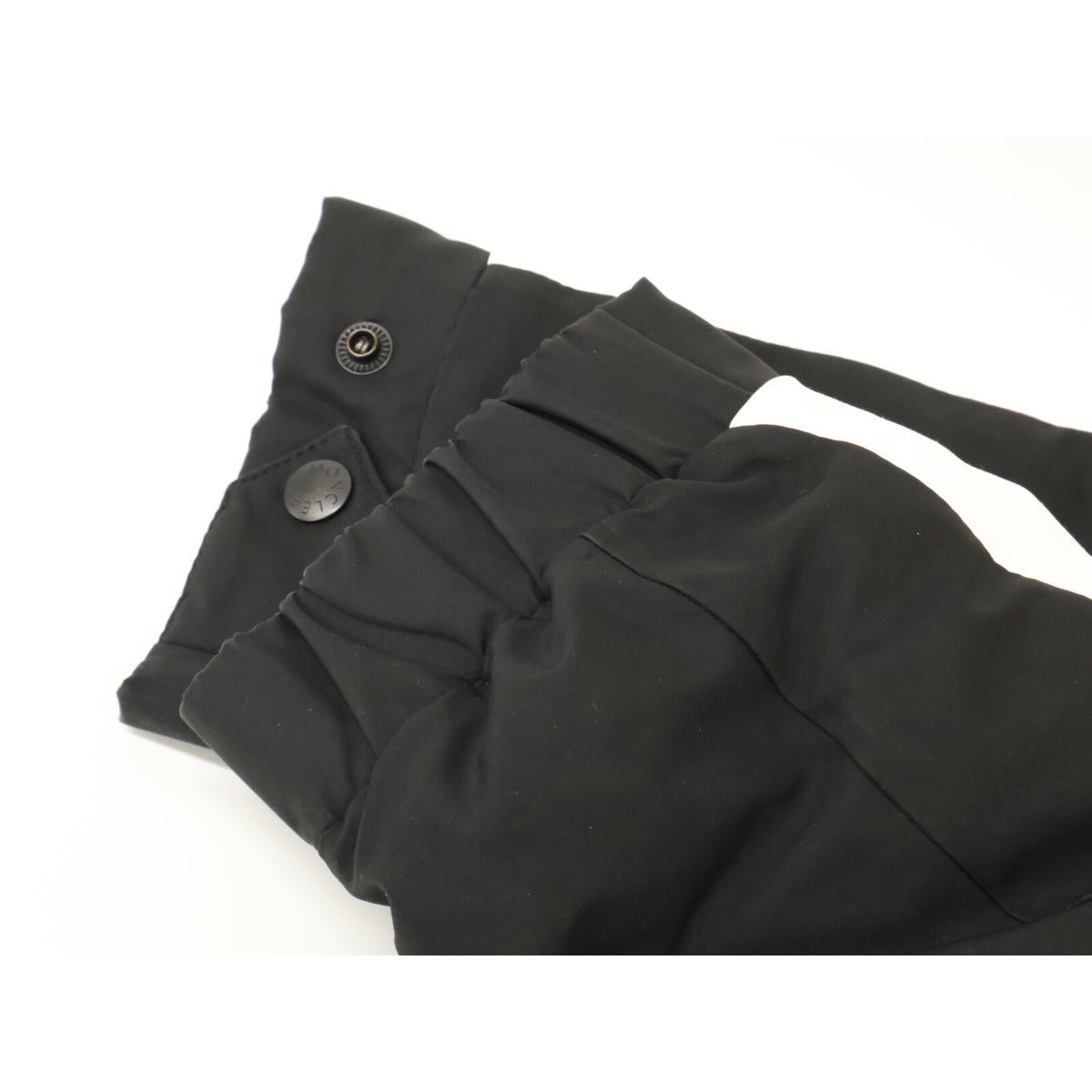 MONCLER Pernon Black Hooded Down Jacket Nylon Size 1