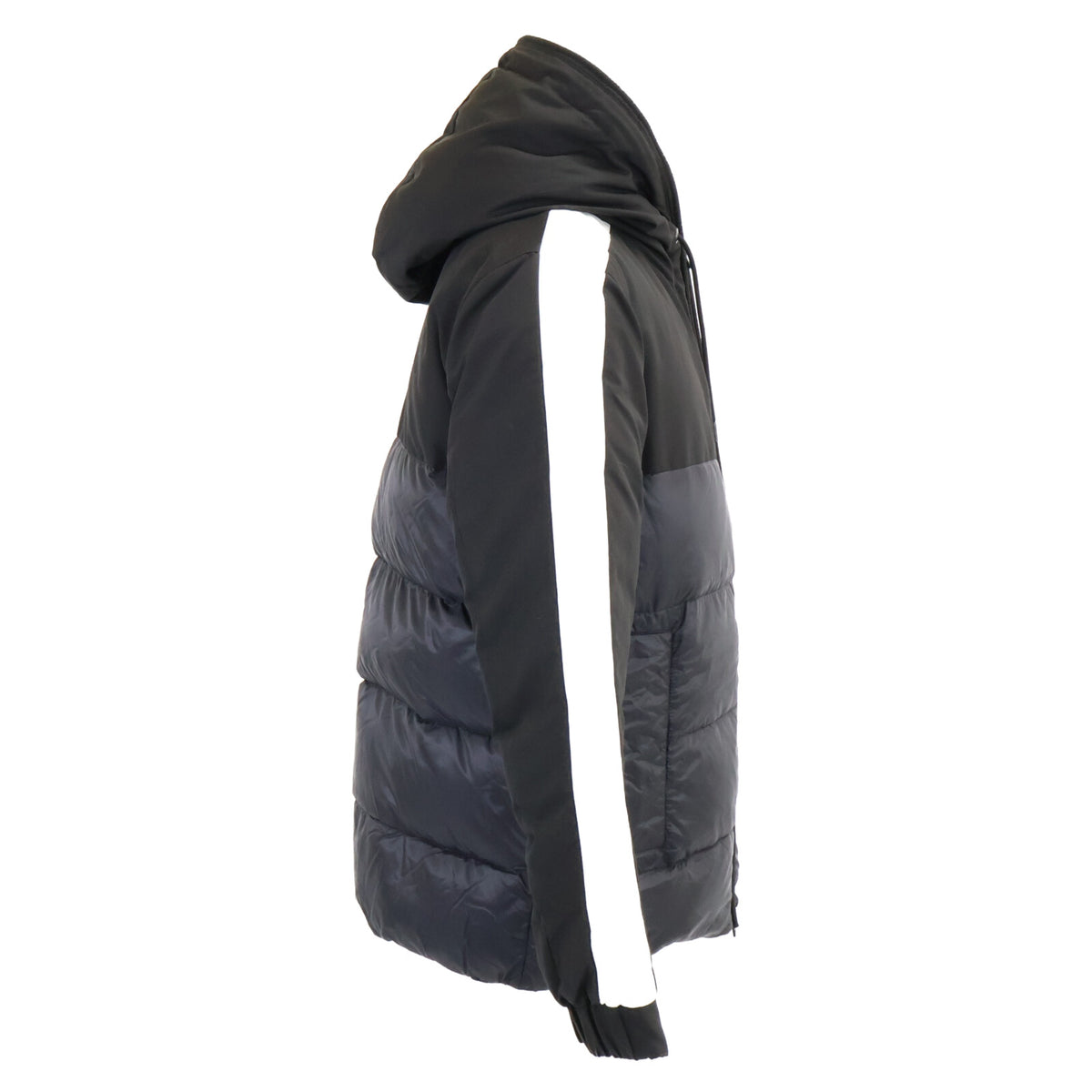 MONCLER Pernon Black Hooded Down Jacket Nylon Size 1