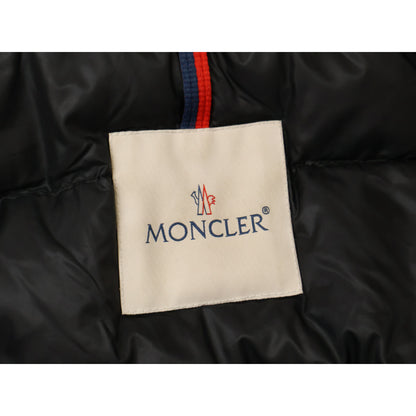 MONCLER Pernon Black Hooded Down Jacket Nylon Size 1