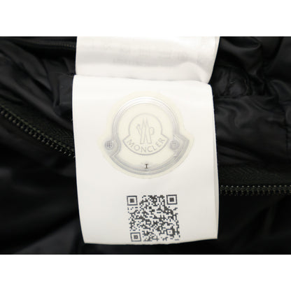 MONCLER Pernon Black Hooded Down Jacket Nylon Size 1