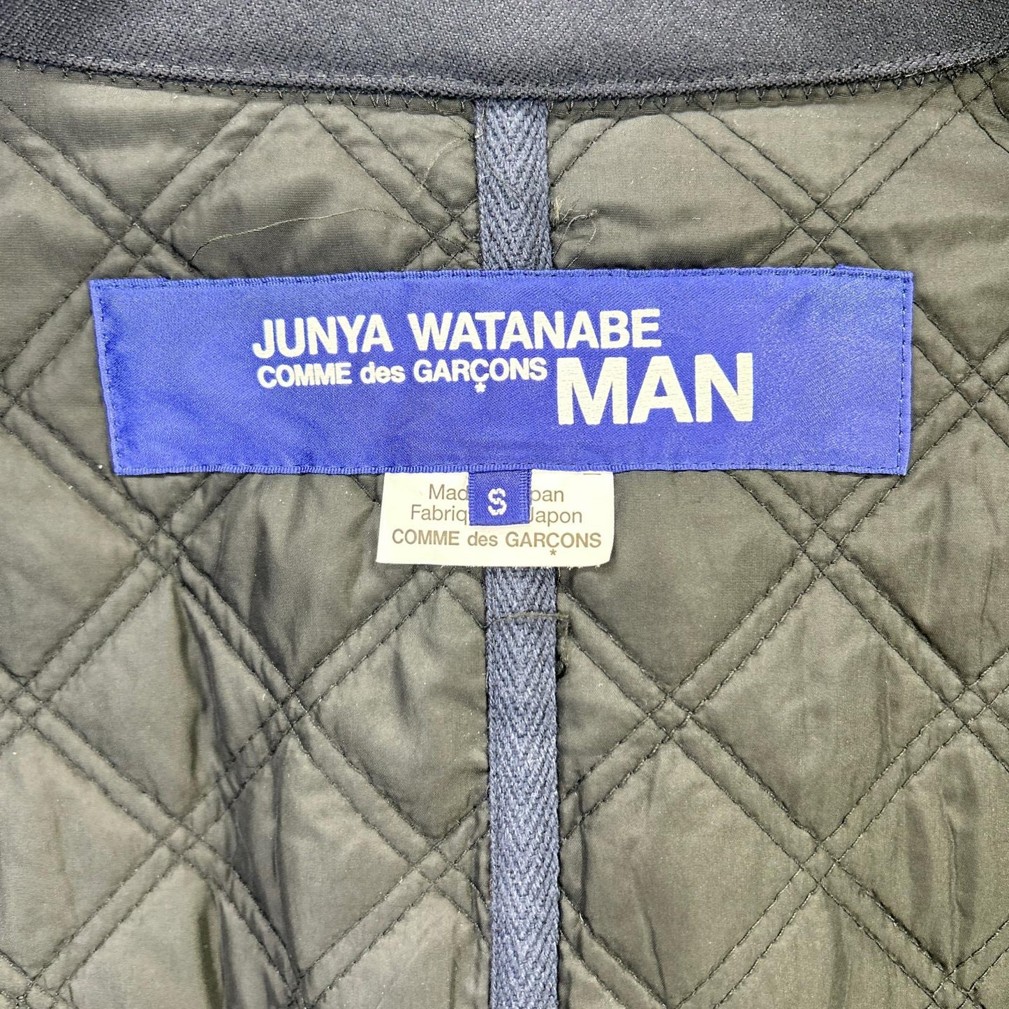 COMMEdesGARCONS JUNYA WATANABE Quilted Coat Black Size S