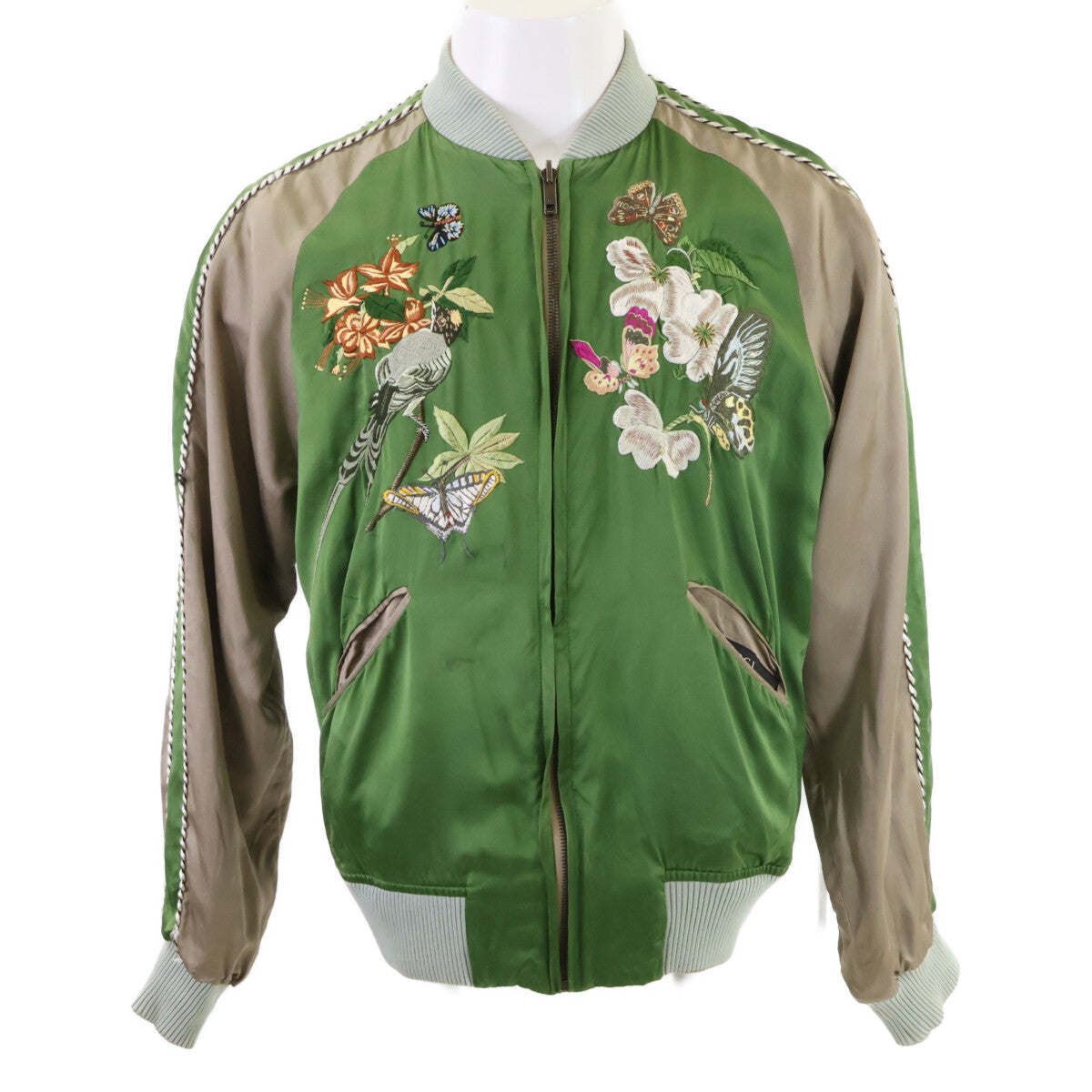 GUCCI 2003 Tom Ford Embroidered Jacket Green Size 46