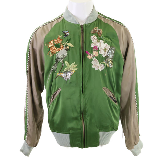 GUCCI 2003 Tom Ford Embroidered Jacket Green Size 46