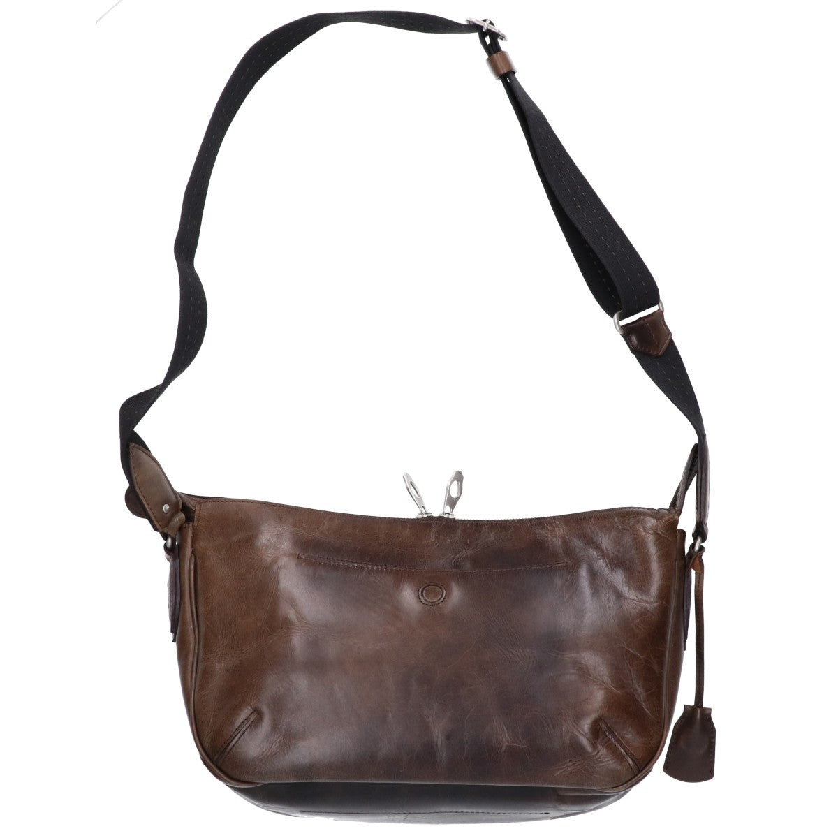 aniary Leather Shoulder Bag Dark Brown Size ONE SIZE