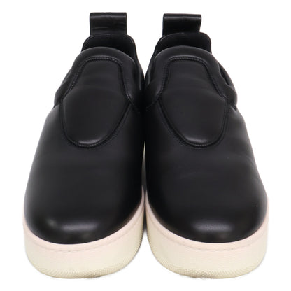 CELINE Phoebe Era Pull On Leather Slip-Ons Black Size EU 40