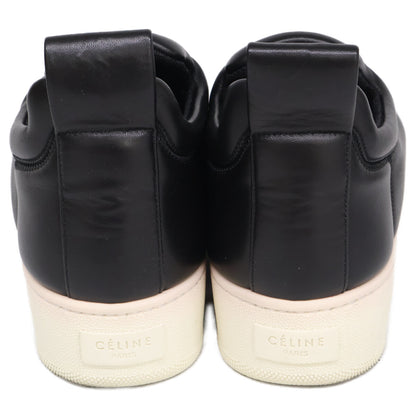 CELINE Phoebe Era Pull On Leather Slip-Ons Black Size EU 40