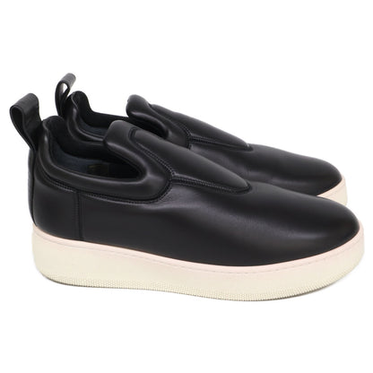 CELINE Phoebe Era Pull On Leather Slip-Ons Black Size EU 40
