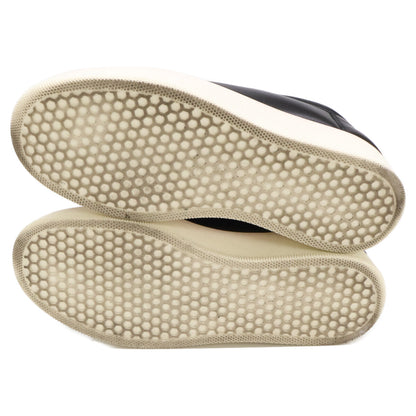 CELINE Phoebe Era Pull On Leather Slip-Ons Black Size EU 40