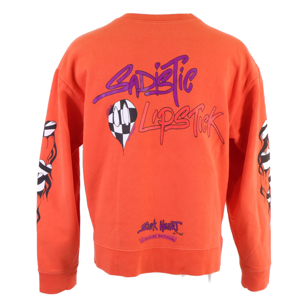 Chrome hearts MATTY BOY PPO SPARK THE Crewneck Orange Size M