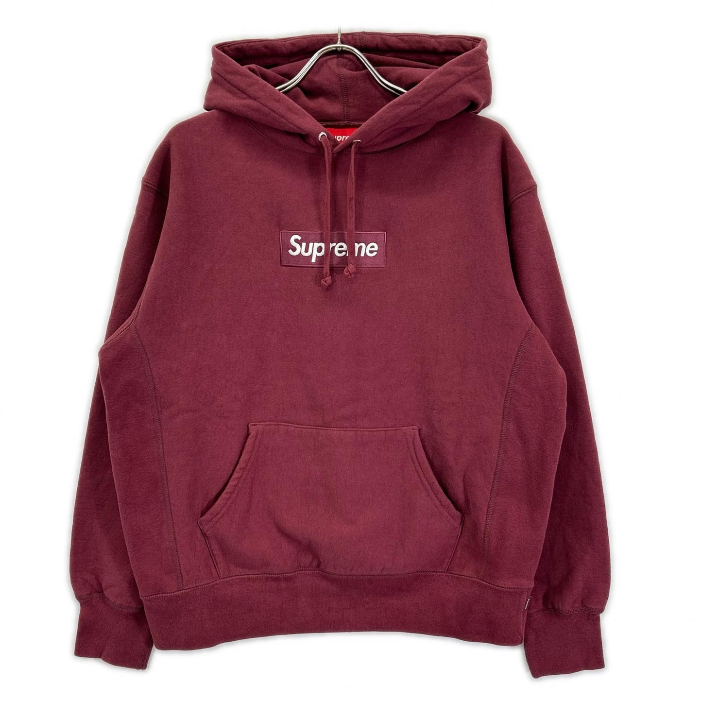 Supreme 21FW Box Logo Hooded Sweatshirt Plum Size S