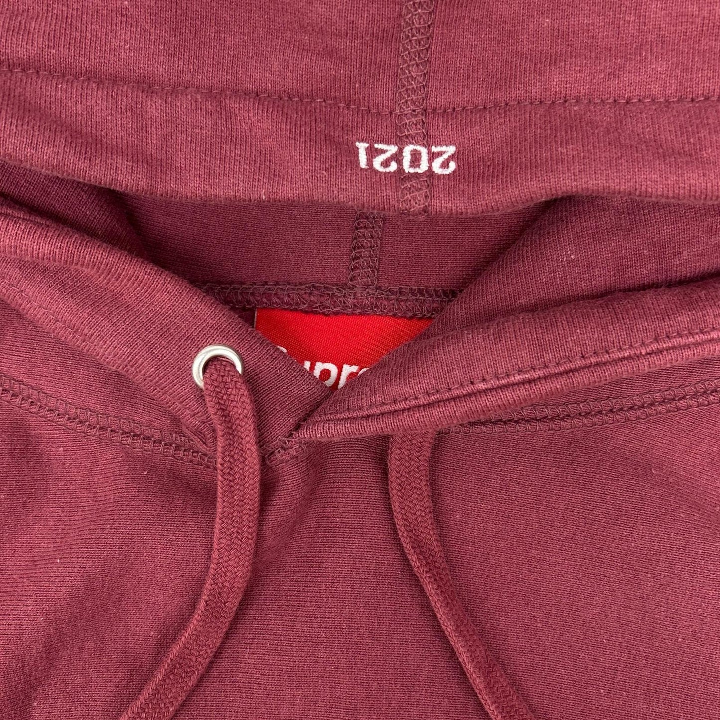Supreme 21FW Box Logo Hooded Sweatshirt Plum Size S