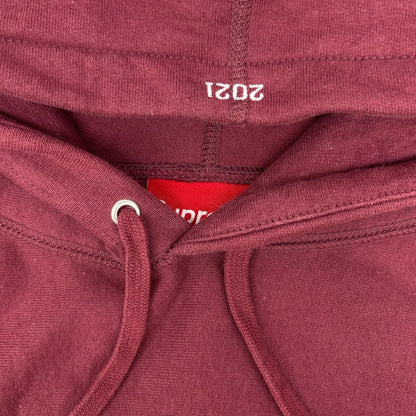 Supreme 21FW Box Logo Hooded Sweatshirt Plum Size S