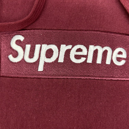 Supreme 21FW Box Logo Hooded Sweatshirt Plum Size S