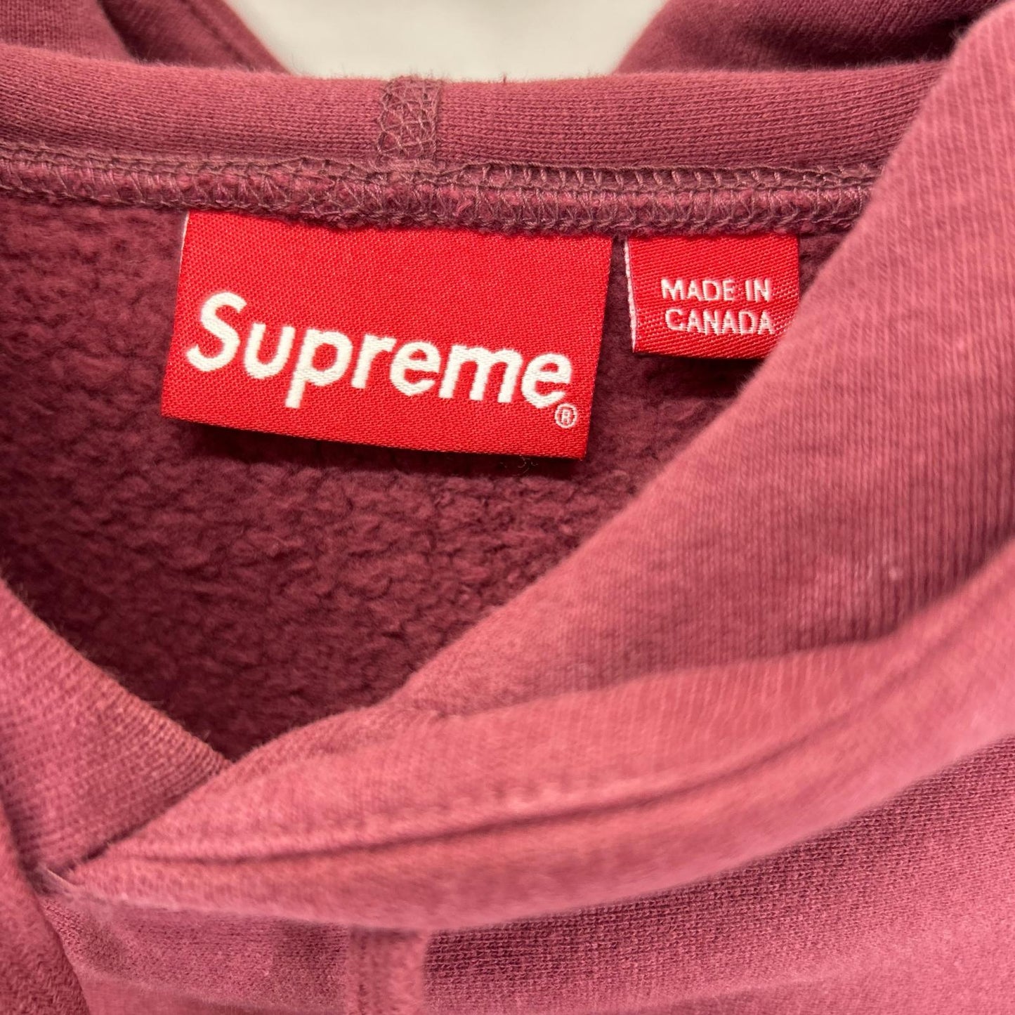 Supreme 21FW Box Logo Hooded Sweatshirt Plum Size S