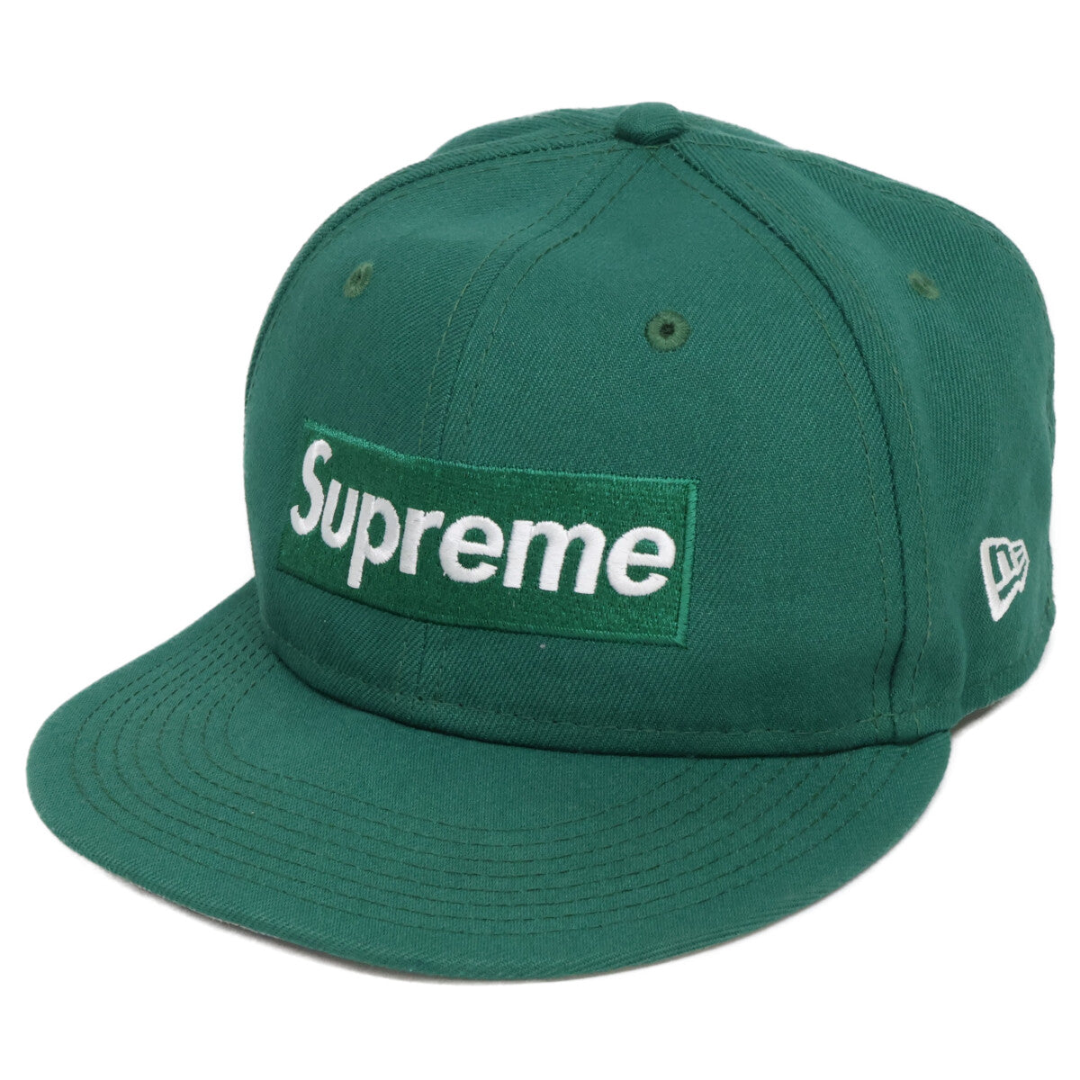 Supreme 22AW Money Box Logo New Era Cap Green Size 7