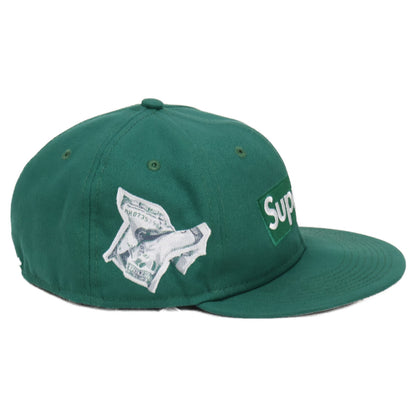 Supreme 22AW Money Box Logo New Era Cap Green Size 7