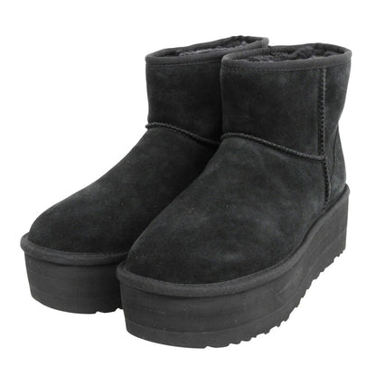 UGG Classic Mini Platform Suede Boots Black Size 9(US)