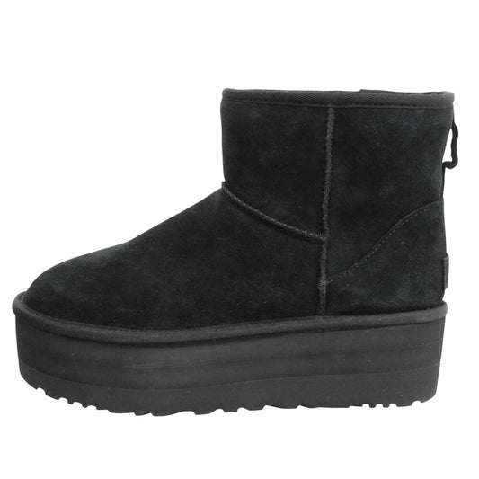 UGG Classic Mini Platform Suede Boots Black Size 9(US)