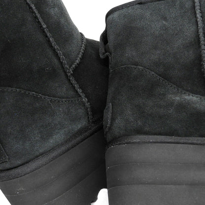 UGG Classic Mini Platform Suede Boots Black Size 9(US)