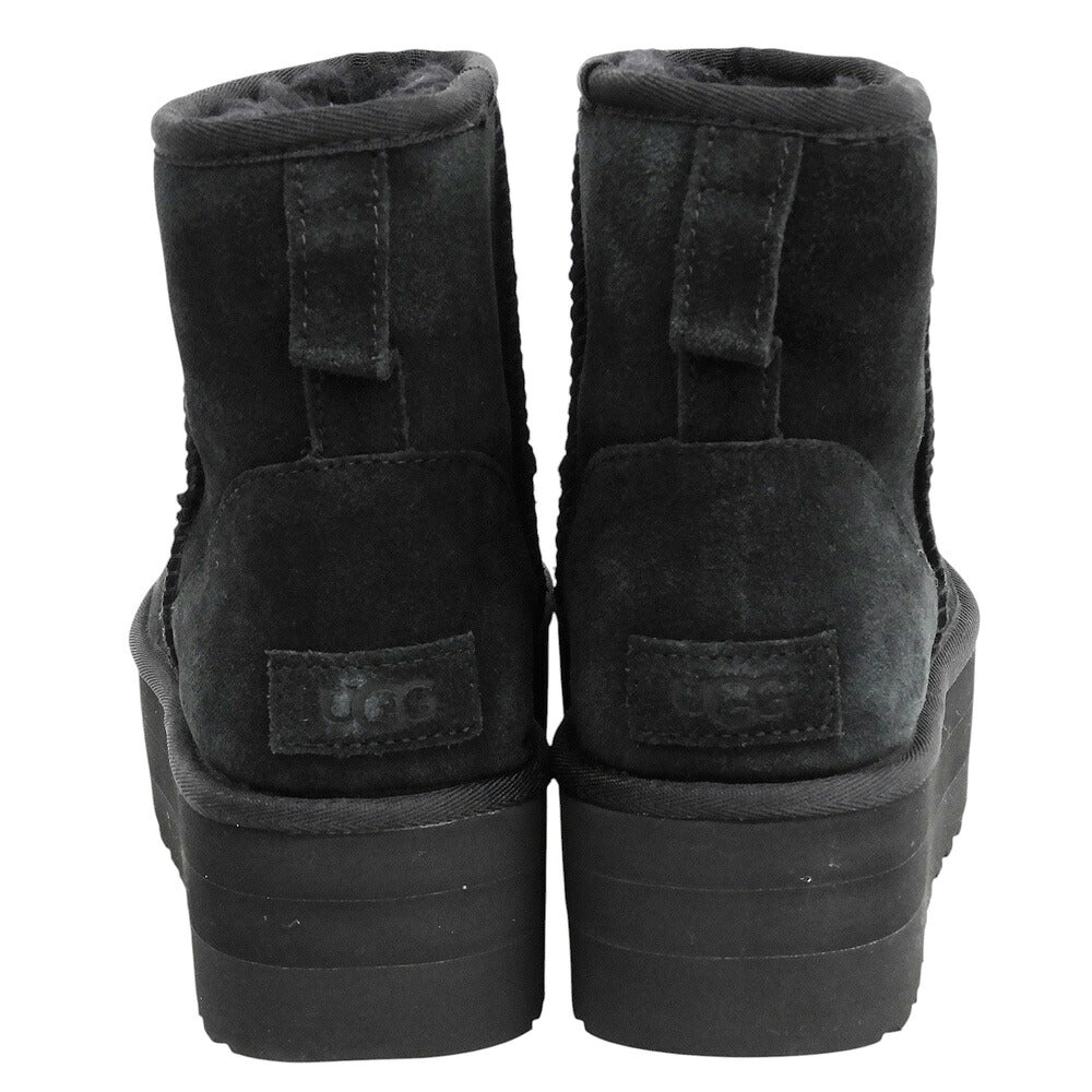 UGG Classic Mini Platform Suede Boots Black Size 9(US)