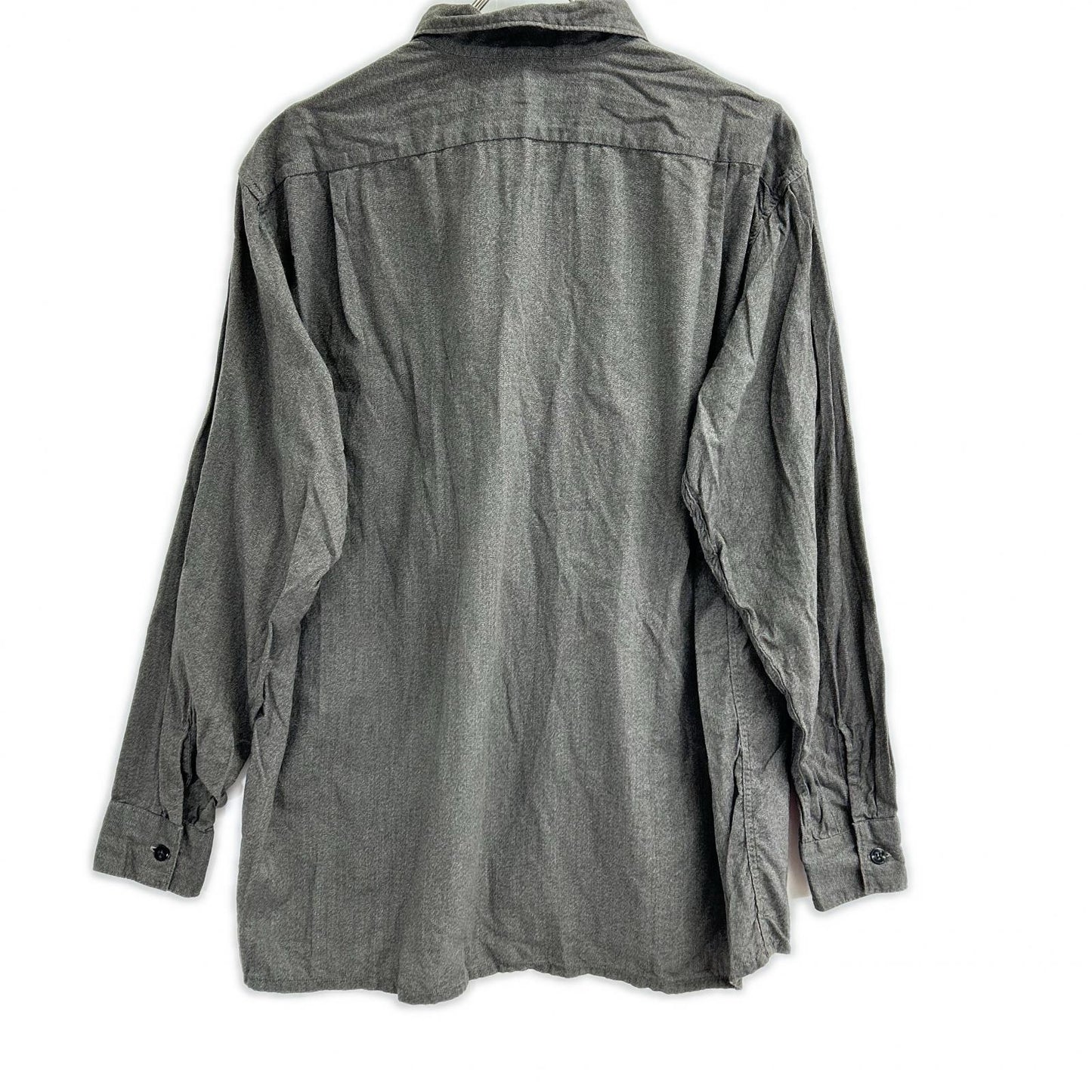 COMOLI 22SS Cotton Twisted Yarn Open Shirt Charcoal Size 2
