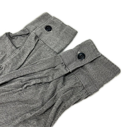 COMOLI 22SS Cotton Twisted Yarn Open Shirt Charcoal Size 2