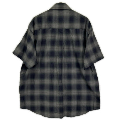 ssstein ST. Ombre Check Oversized Short Sleeve Shirt Size S