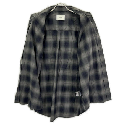 ssstein ST. Ombre Check Oversized Short Sleeve Shirt Size S