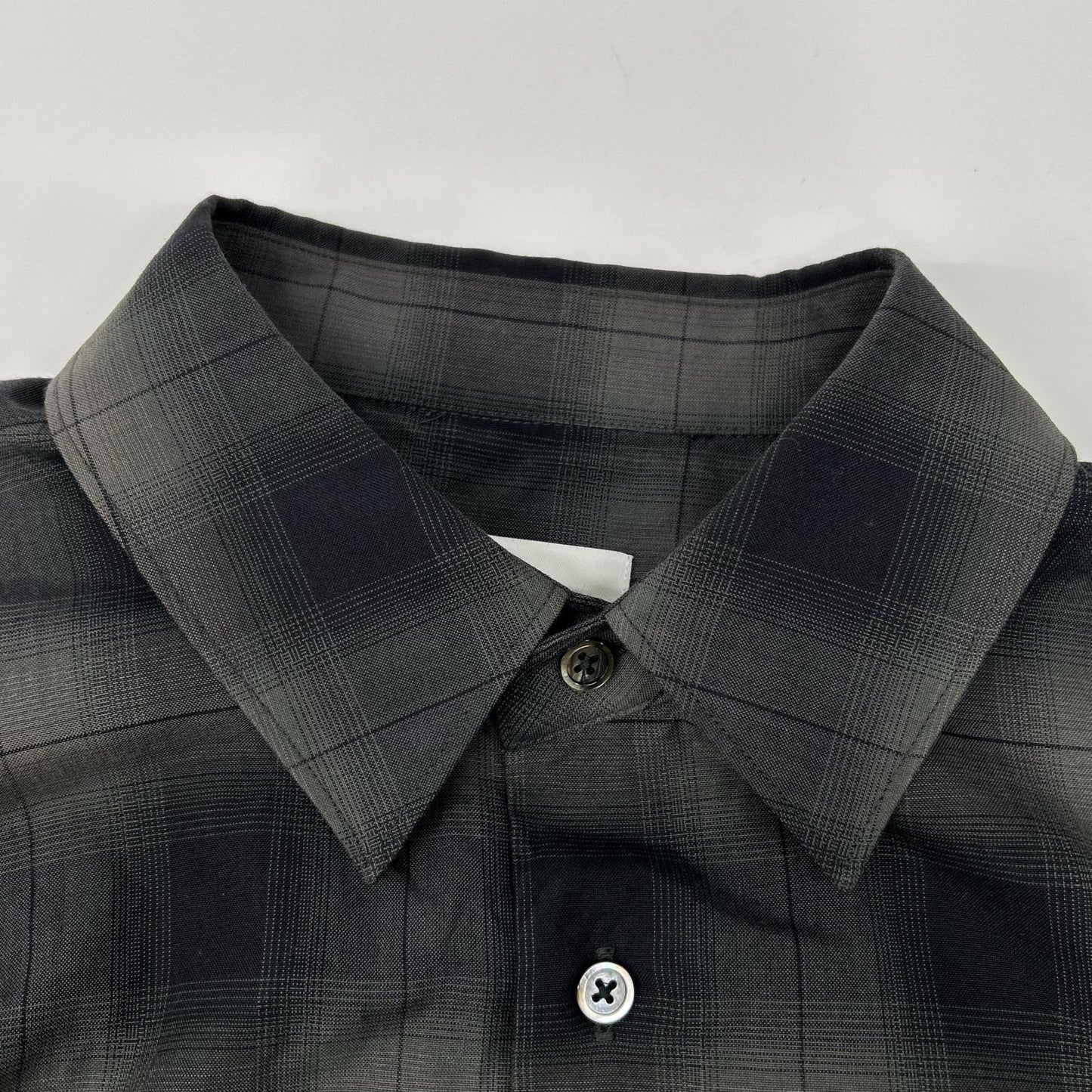 ssstein ST. Ombre Check Oversized Short Sleeve Shirt Size S