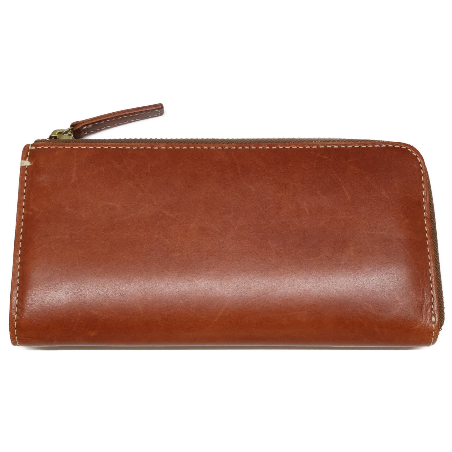 Tsuchiya Kaban L-Zip Long Leather Wallet Brown Size ONE SIZE