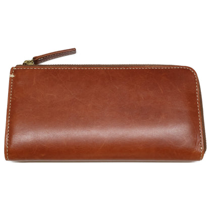 Tsuchiya Kaban L-Zip Long Leather Wallet Brown Size ONE SIZE