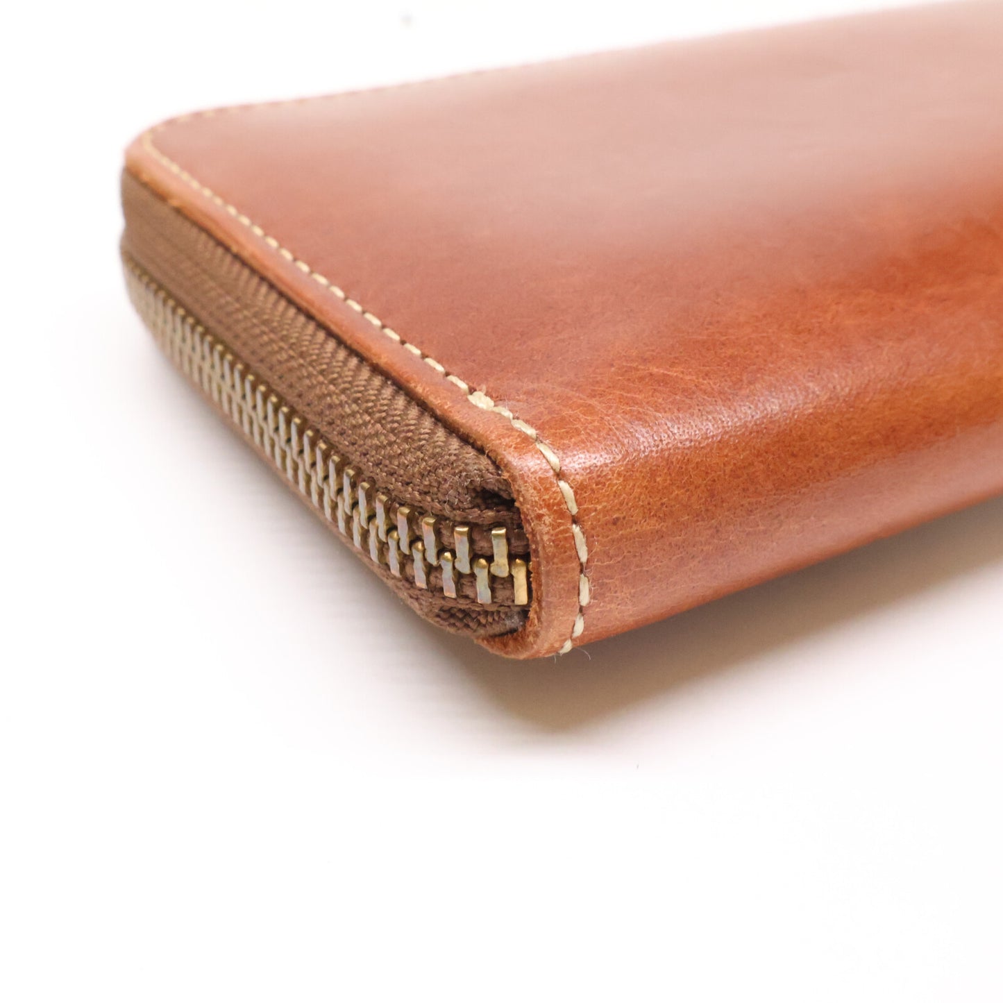 Tsuchiya Kaban L-Zip Long Leather Wallet Brown Size ONE SIZE