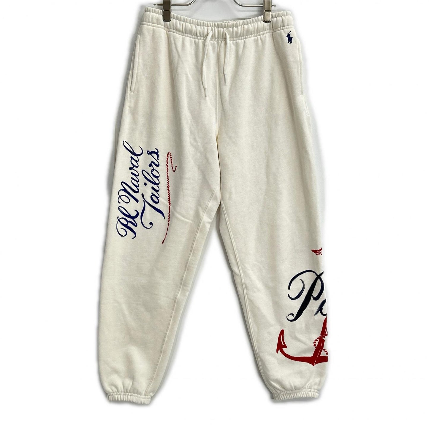 POLObyRalphLauren Nautical Logo Sweatpants White Size S
