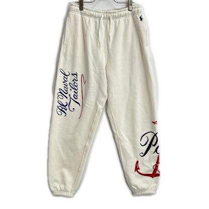 POLObyRalphLauren Nautical Logo Sweatpants White Size S