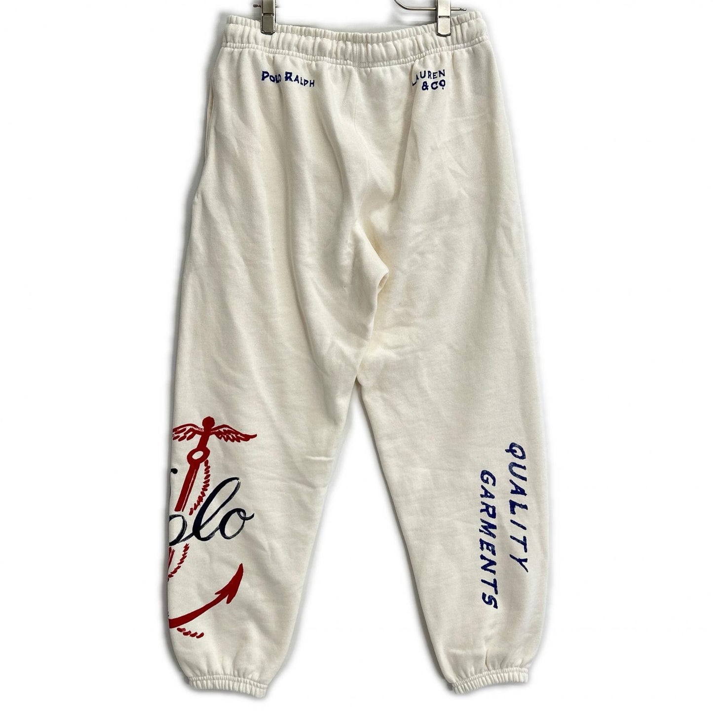 POLObyRalphLauren Nautical Logo Sweatpants White Size S