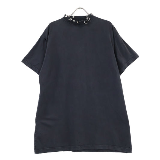 BALENCIAGA 23 Pierced Oversized Damaged T-Shirt Gray Size L