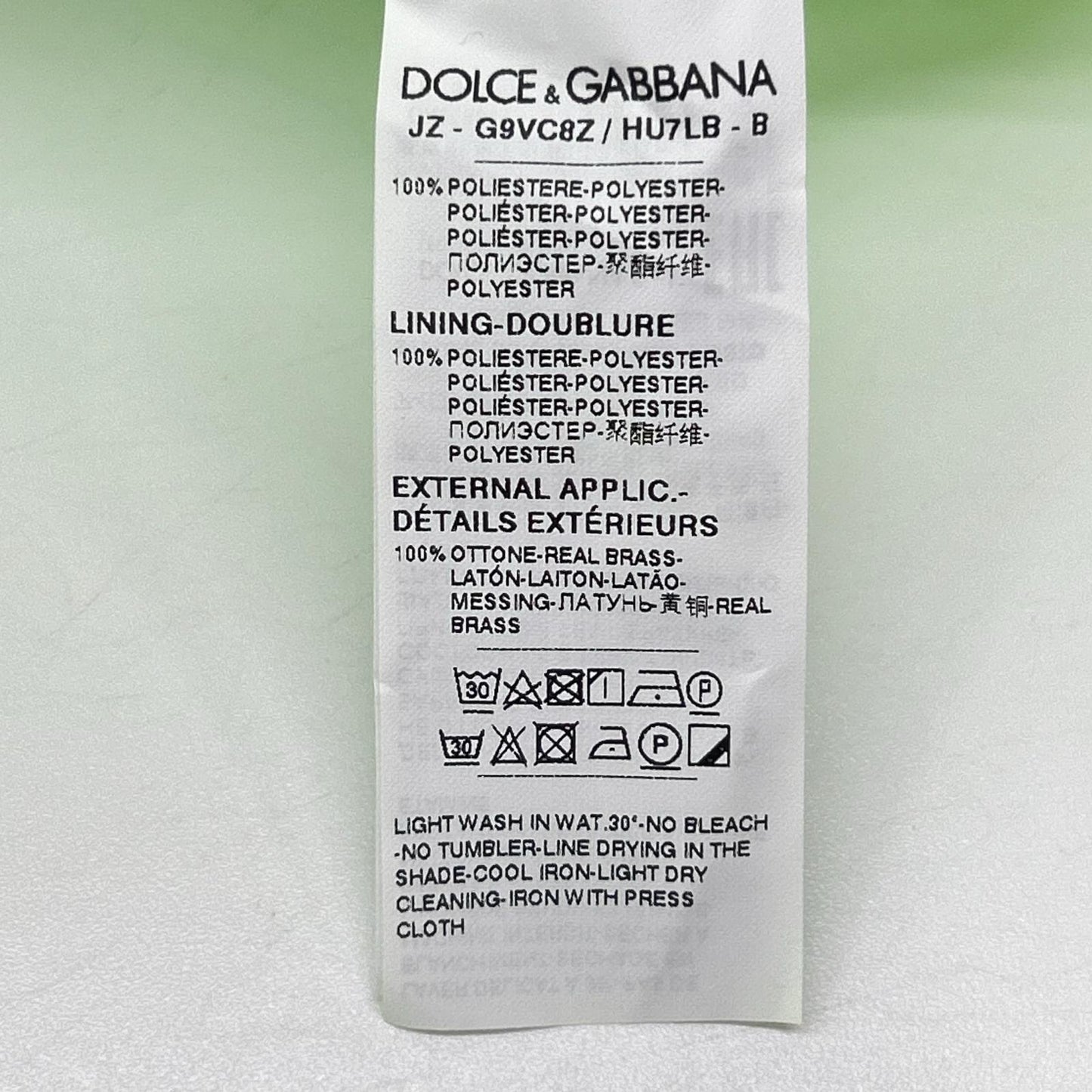 DOLCE&GABBANA 22SS G9VC8Z Lime Green Pullover Hoodie Size 48