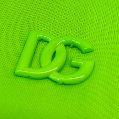 DOLCE&GABBANA 22SS G9VC8Z Lime Green Pullover Hoodie Size 48