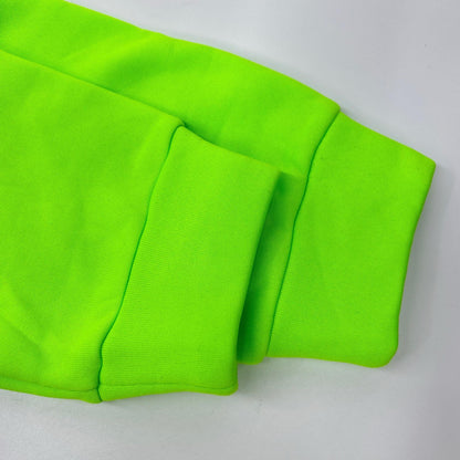 DOLCE&GABBANA 22SS G9VC8Z Lime Green Pullover Hoodie Size 48