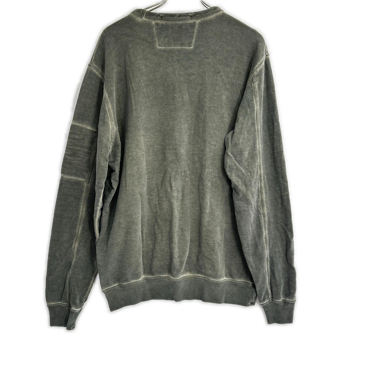 C.P.COMPANY ICE Lens Crewneck Cotton Sweatshirt Gray Size XL