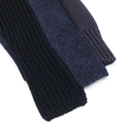 BALENCIAGA Striped Fringed V-Neck Wool Knit Sweater Size XS