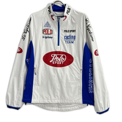 POLO SPORT Cycle Jersey Rainwear Jacket White Size M