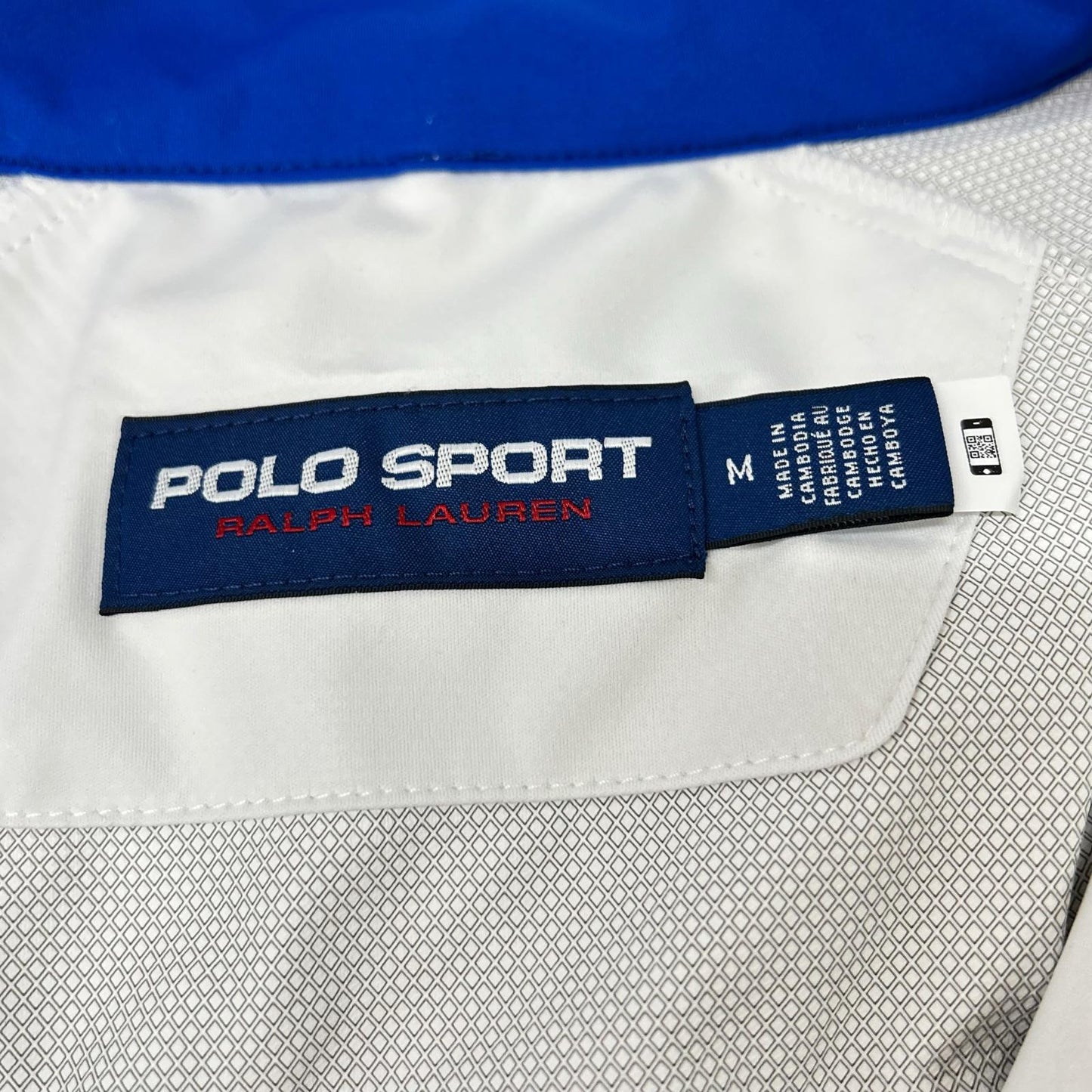 POLO SPORT Cycle Jersey Rainwear Jacket White Size M
