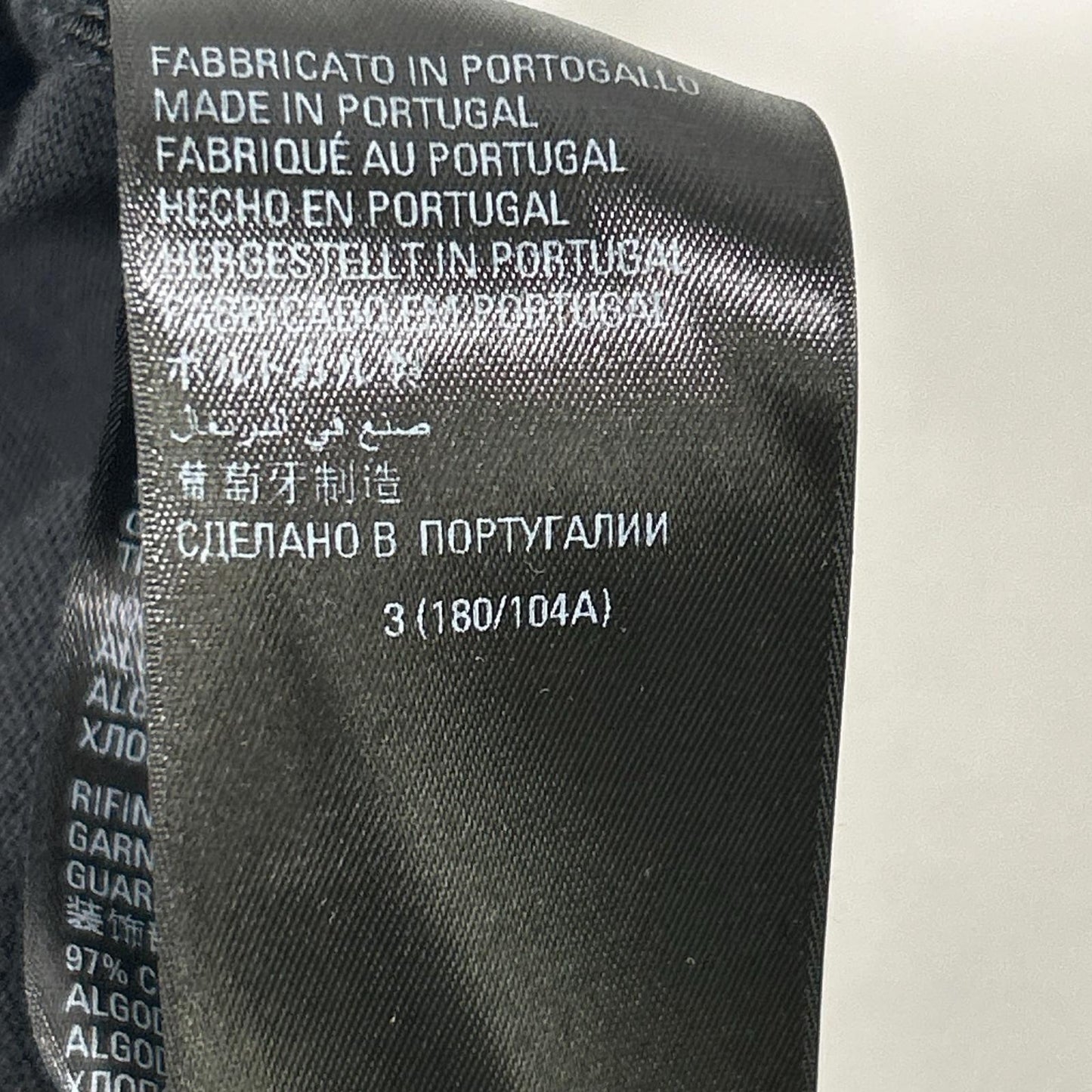 BALENCIAGA 21SS Logo Embroidery UNITY T-Shirt Black Size 3